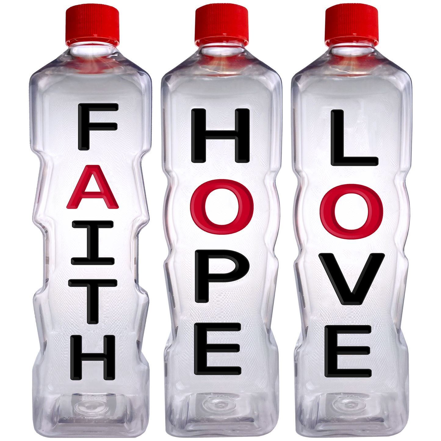 Affirmation Bottle Singles - Hope - Faith Hope Love | Affirmation Bottles & Products for the mind, body & soul - by Molor