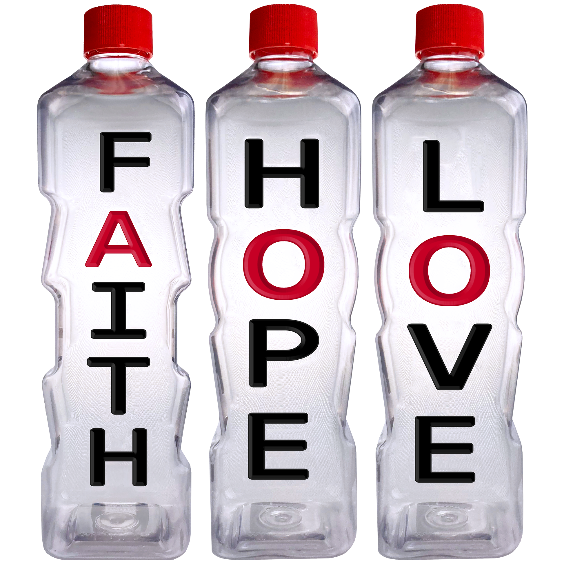 Affirmation Bottle Singles - Hope - Faith Hope Love | Affirmation Bottles & Products for the mind, body & soul - by Molor
