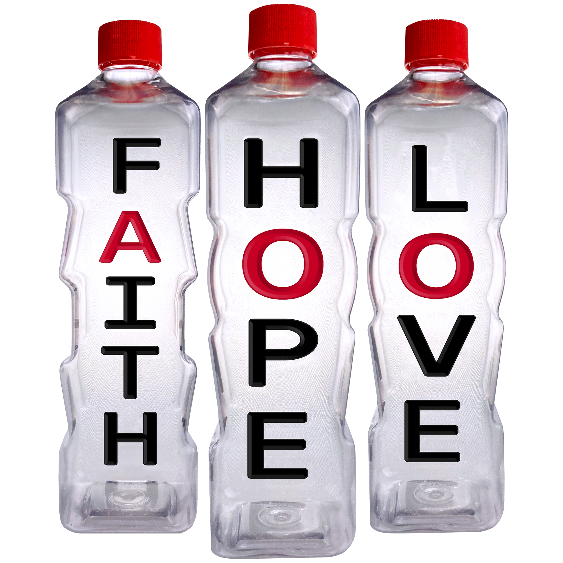 Affirmation Bottle Singles - Hope - Faith Hope Love | Affirmation Bottles & Products for the mind, body & soul - by Molor