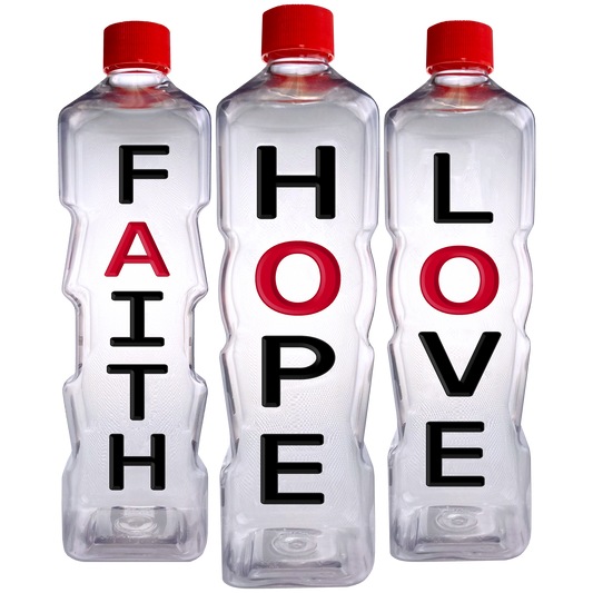 Affirmation Bottle Singles - Hope - Faith Hope Love | Affirmation Bottles & Products for the mind, body & soul - by Molor