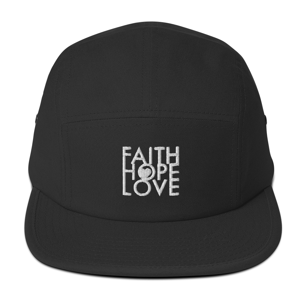 FHL - Five Panel Cap - Faith Hope Love | Affirmation Bottles & Products for the mind, body & soul - by Molor