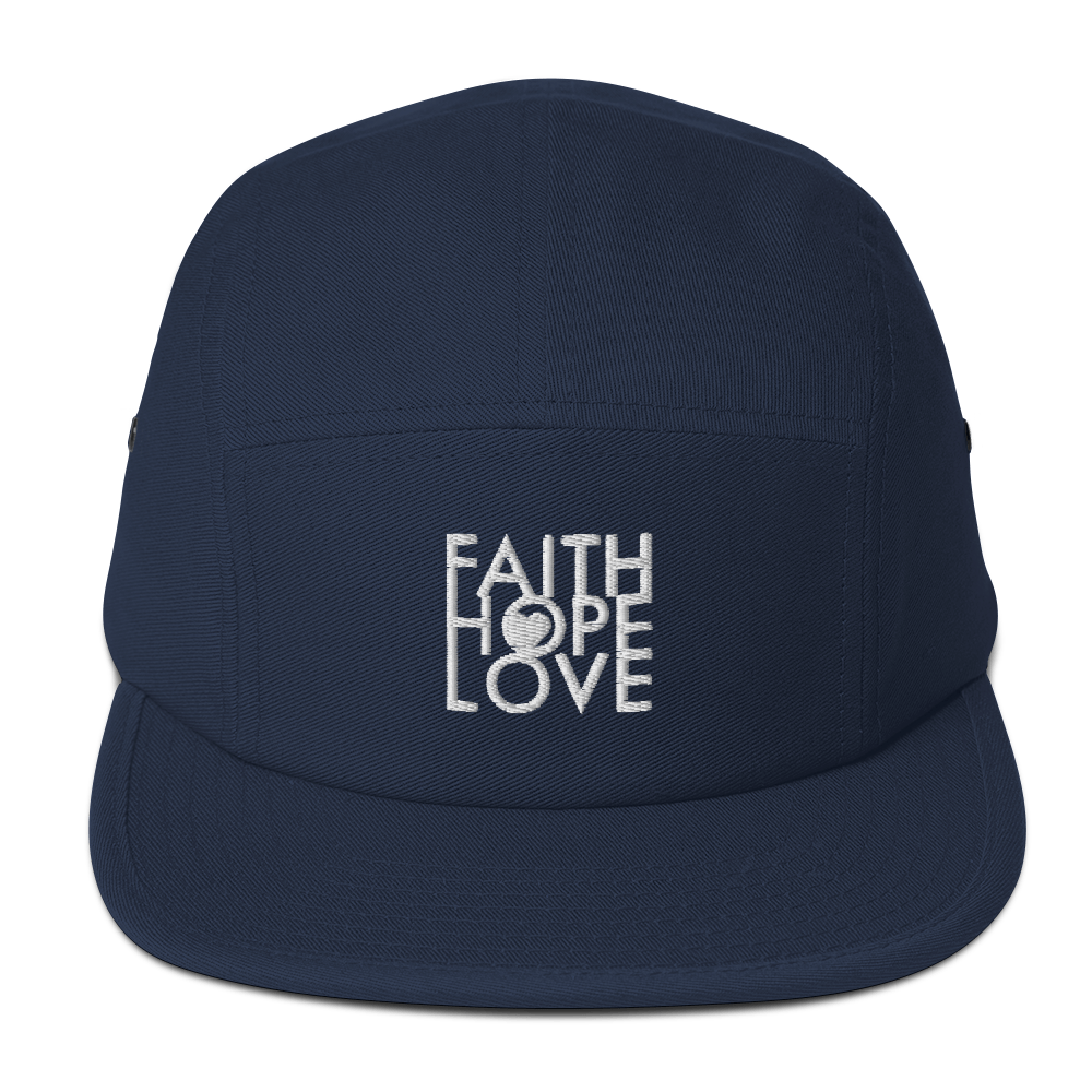 FHL - Five Panel Cap - Faith Hope Love | Affirmation Bottles & Products for the mind, body & soul - by Molor