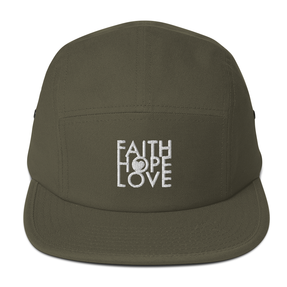 FHL - Five Panel Cap - Faith Hope Love | Affirmation Bottles & Products for the mind, body & soul - by Molor