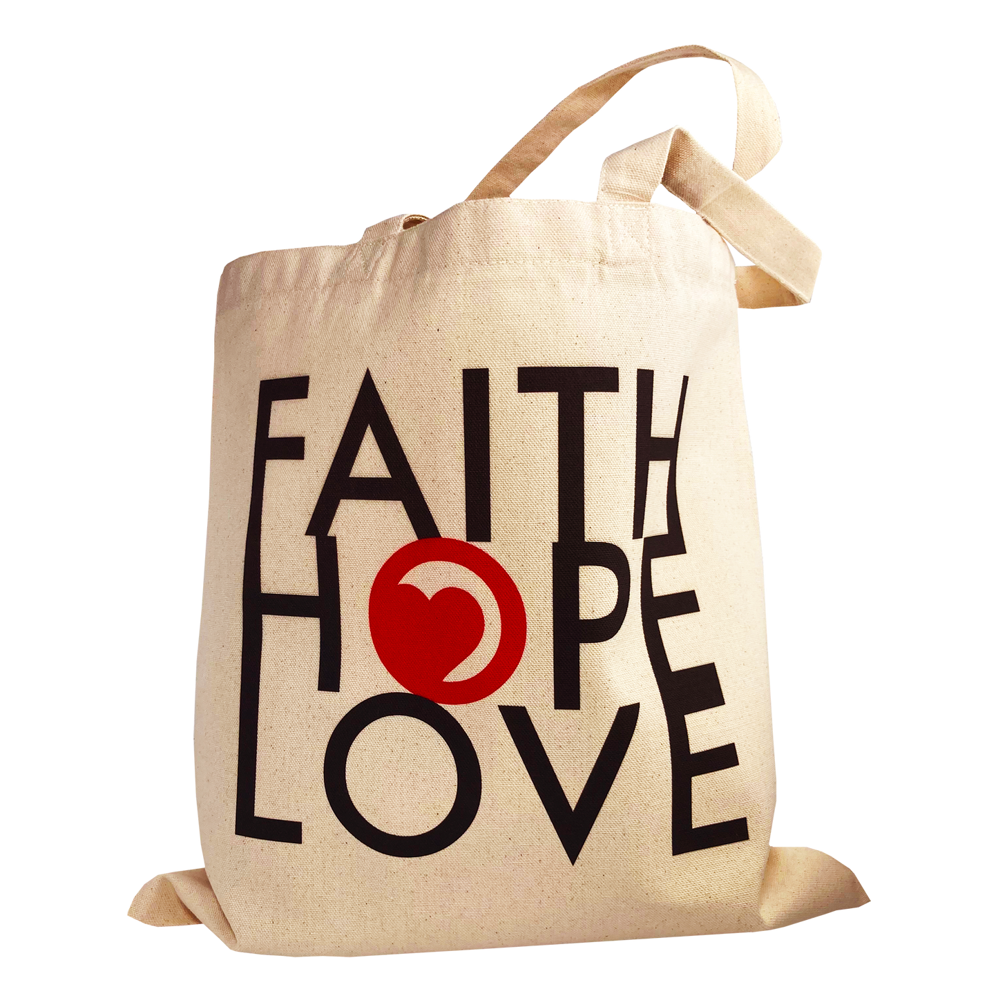 Radiate Kindness - Heart Eco Canvas Tote - Faith Hope Love | Affirmation Bottles & Products for the mind, body & soul - by Molor