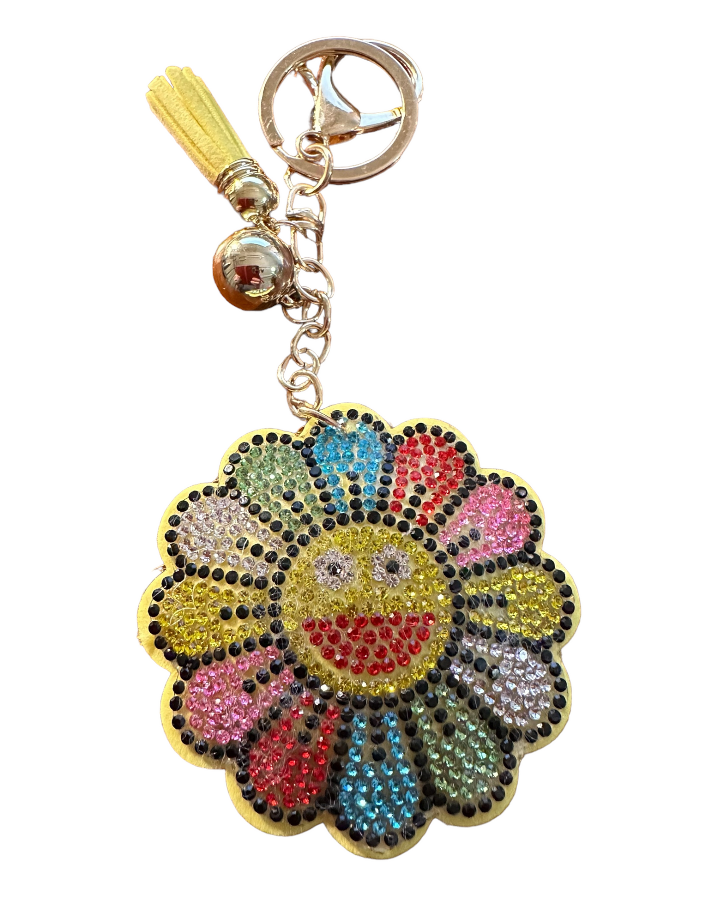 Keychain - Sunflower Multi-Color - Faith Hope Love | Affirmation Bottles & Products for the mind, body & soul - by Molor