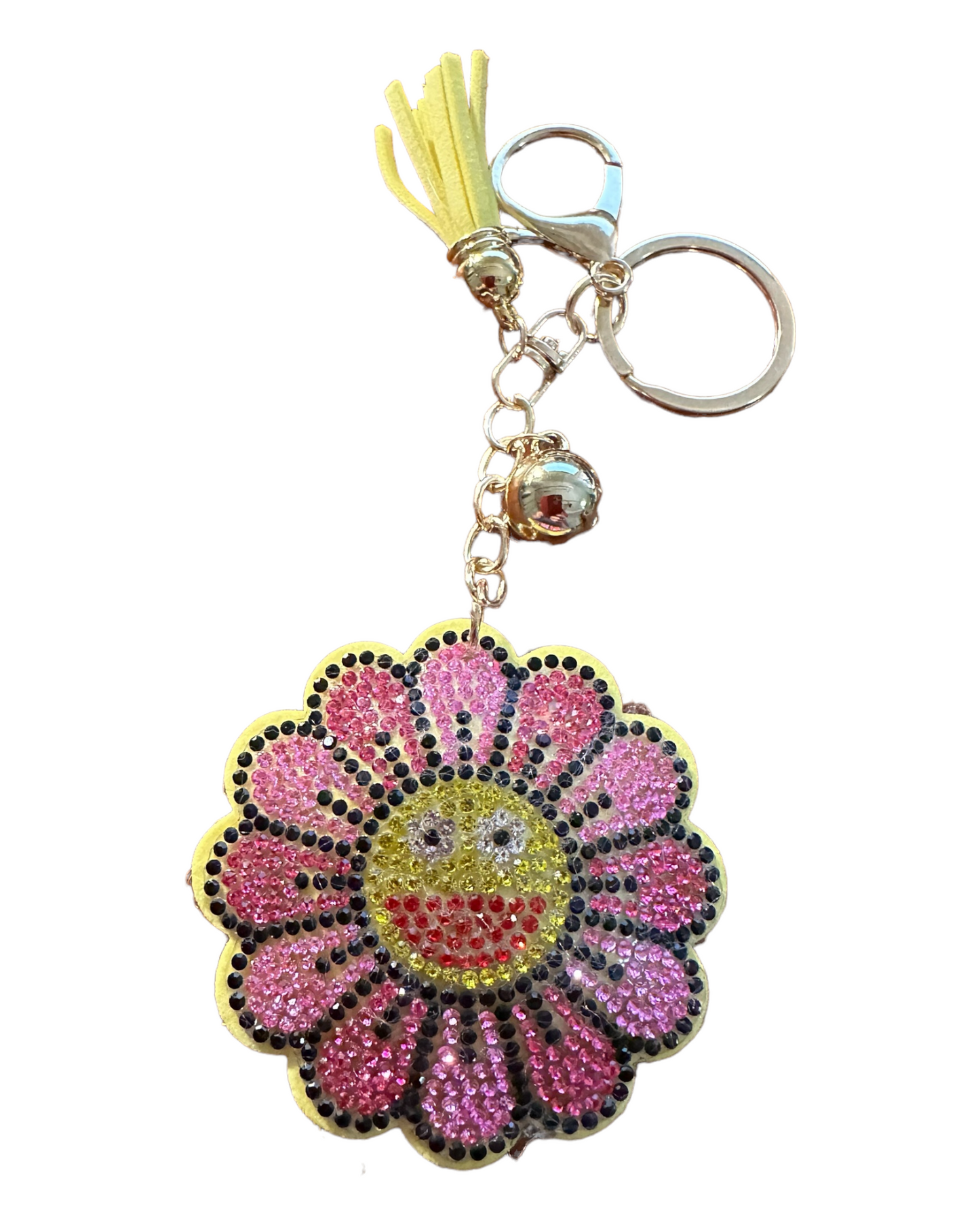 Keychain - Sunflower Pink - Faith Hope Love | Affirmation Bottles & Products for the mind, body & soul - by Molor