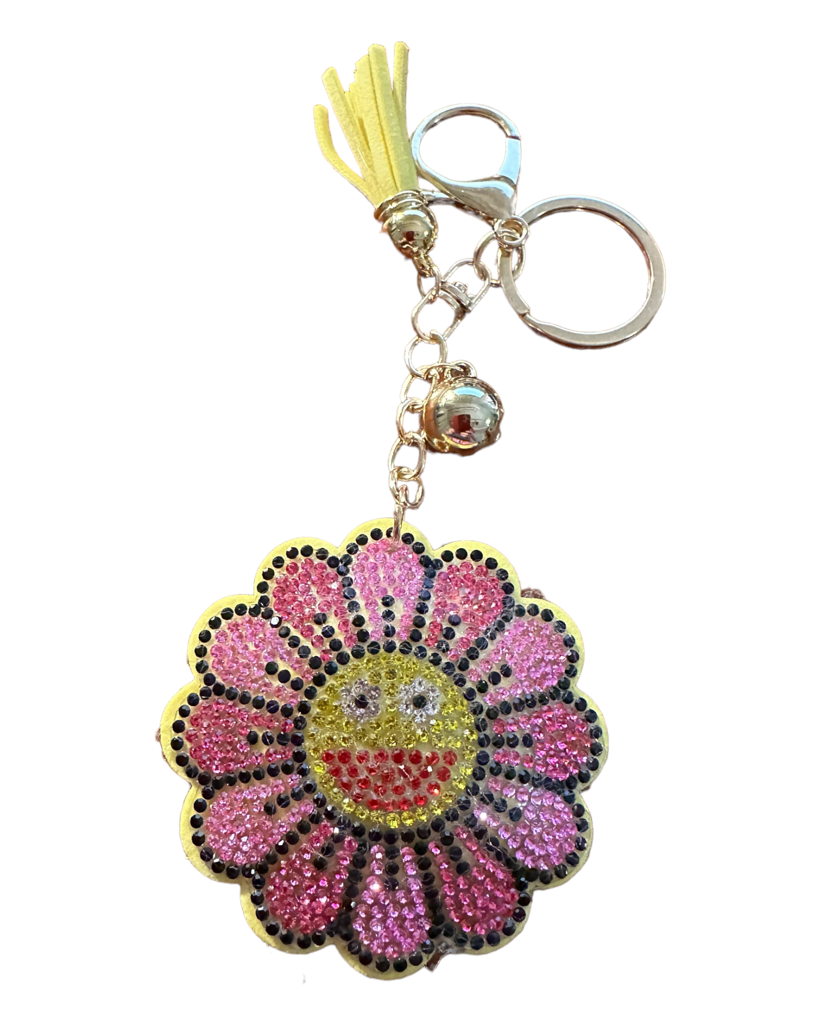Keychain - Sunflower Pink - Faith Hope Love | Affirmation Bottles & Products for the mind, body & soul - by Molor