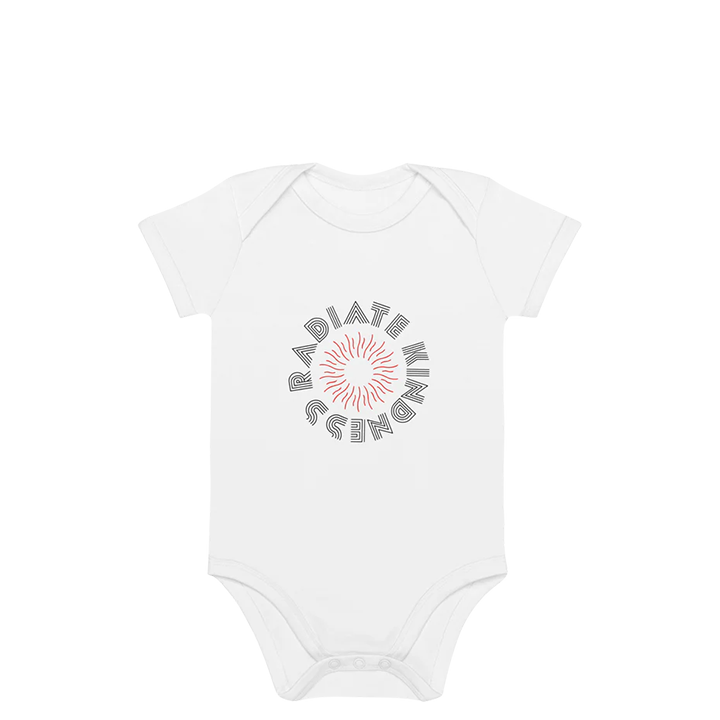 Radiate Kindness - Baby Bodysuit - Faith Hope Love | Affirmation Bottles & Products for the mind, body & soul - by Molor
