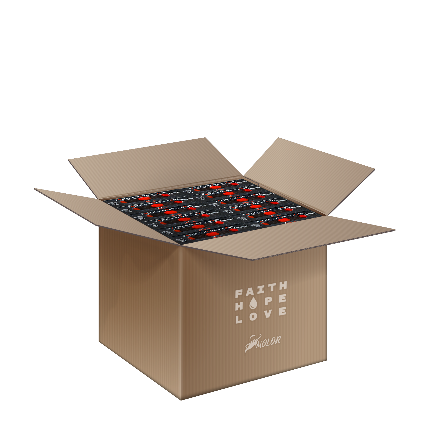 Faith Hope Love - Affirmation Bottles Gift Set (Case of 24) - Wholesale - Faith Hope Love | Affirmation Bottles & Products for the mind, body & soul - by Molor