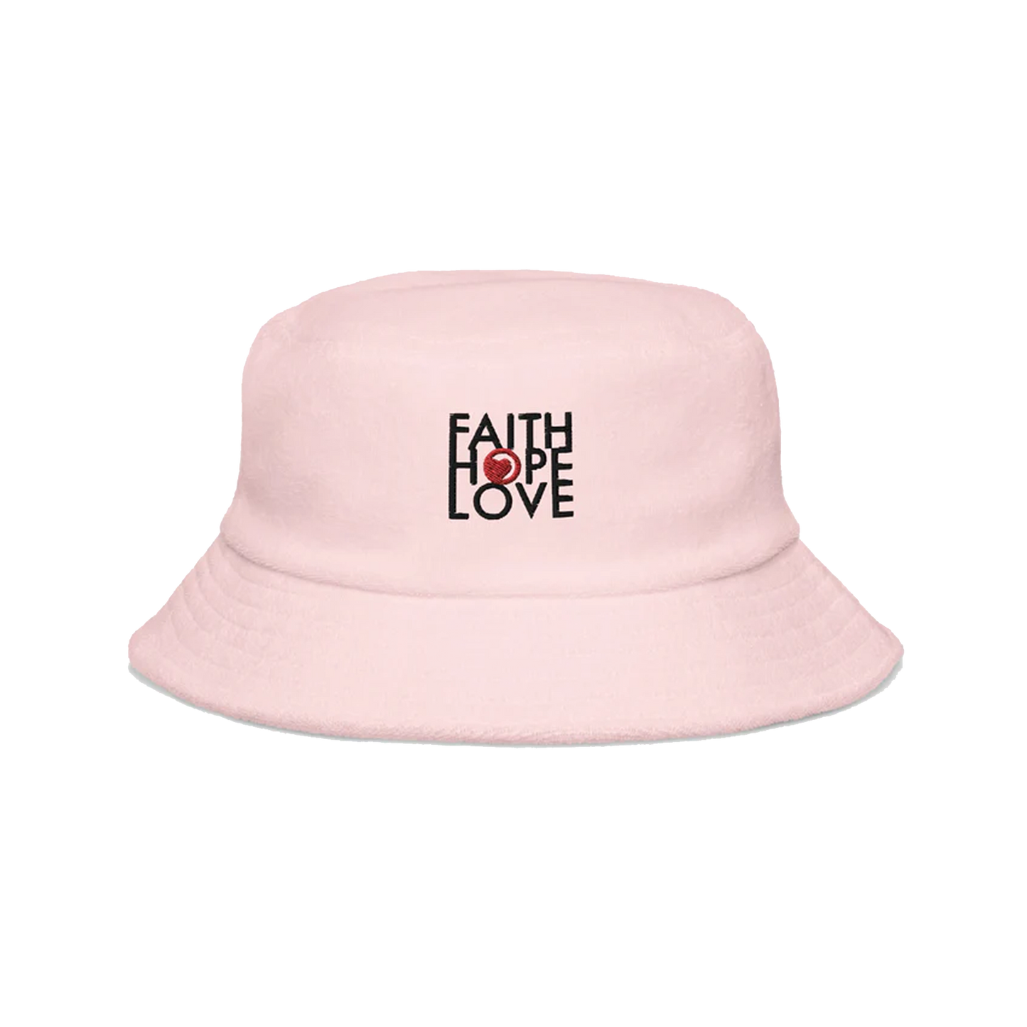 Faith Hope Love Terry Cloth Bucket Hat - Faith Hope Love | Affirmation Bottles & Products for the mind, body & soul - by Molor