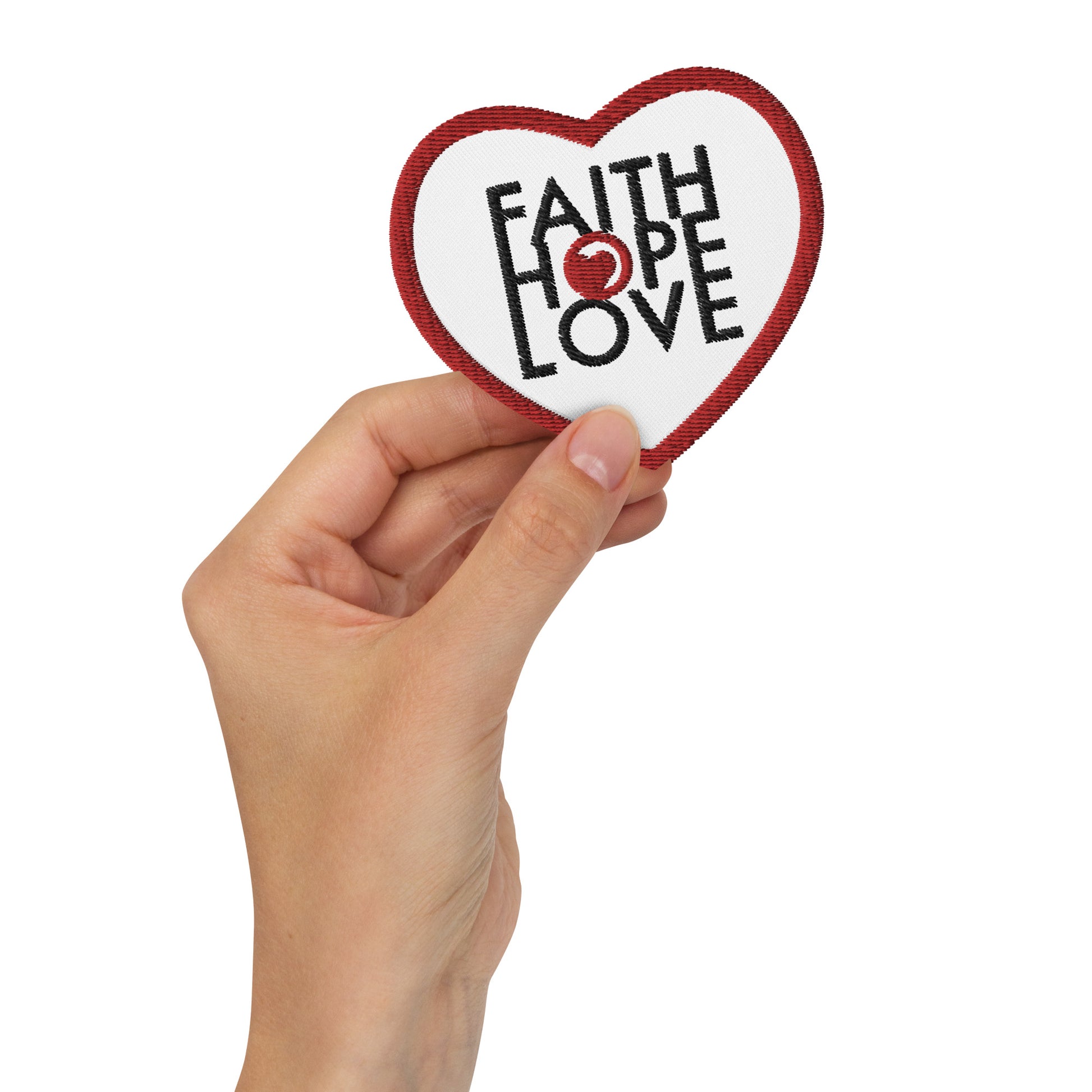FHL Embroidered Patch - Faith Hope Love | Affirmation Bottles & Products for the mind, body & soul - by Molor
