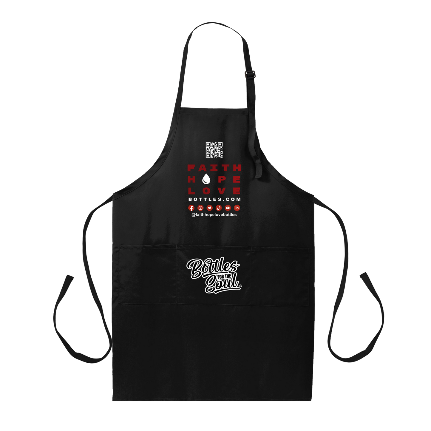 Faith Hope Love Kitchen Apron - Faith Hope Love | Affirmation Bottles & Products for the mind, body & soul - by Molor