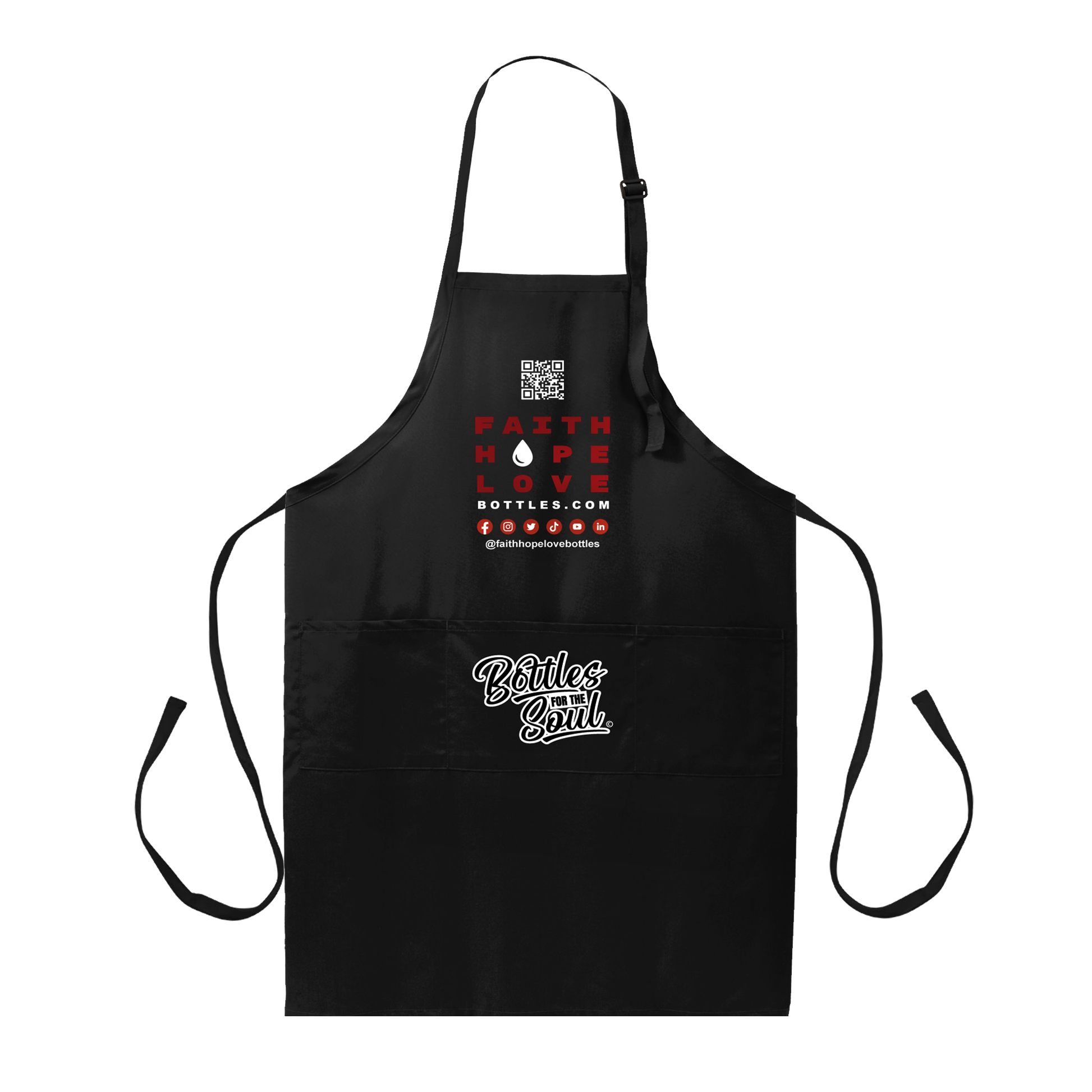 Faith Hope Love Kitchen Apron - Faith Hope Love | Affirmation Bottles & Products for the mind, body & soul - by Molor
