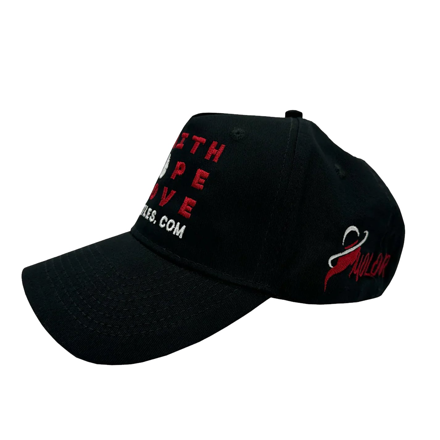 FHL - Black Baseball Hat - Faith Hope Love | Affirmation Bottles & Products for the mind, body & soul - by Molor