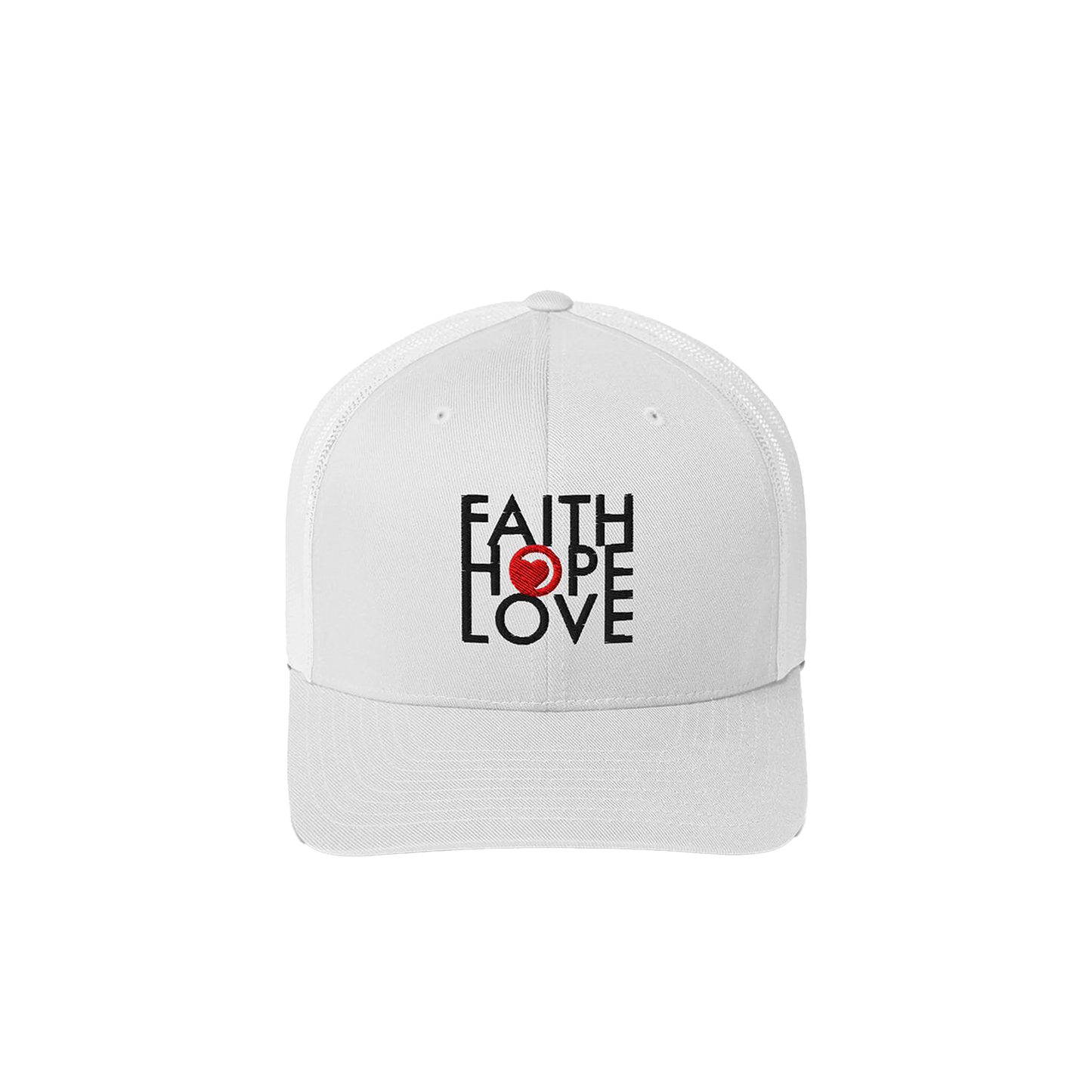 Foam Mesh Trucker Hat - Faith Hope Love | Affirmation Bottles & Products for the mind, body & soul - by Molor