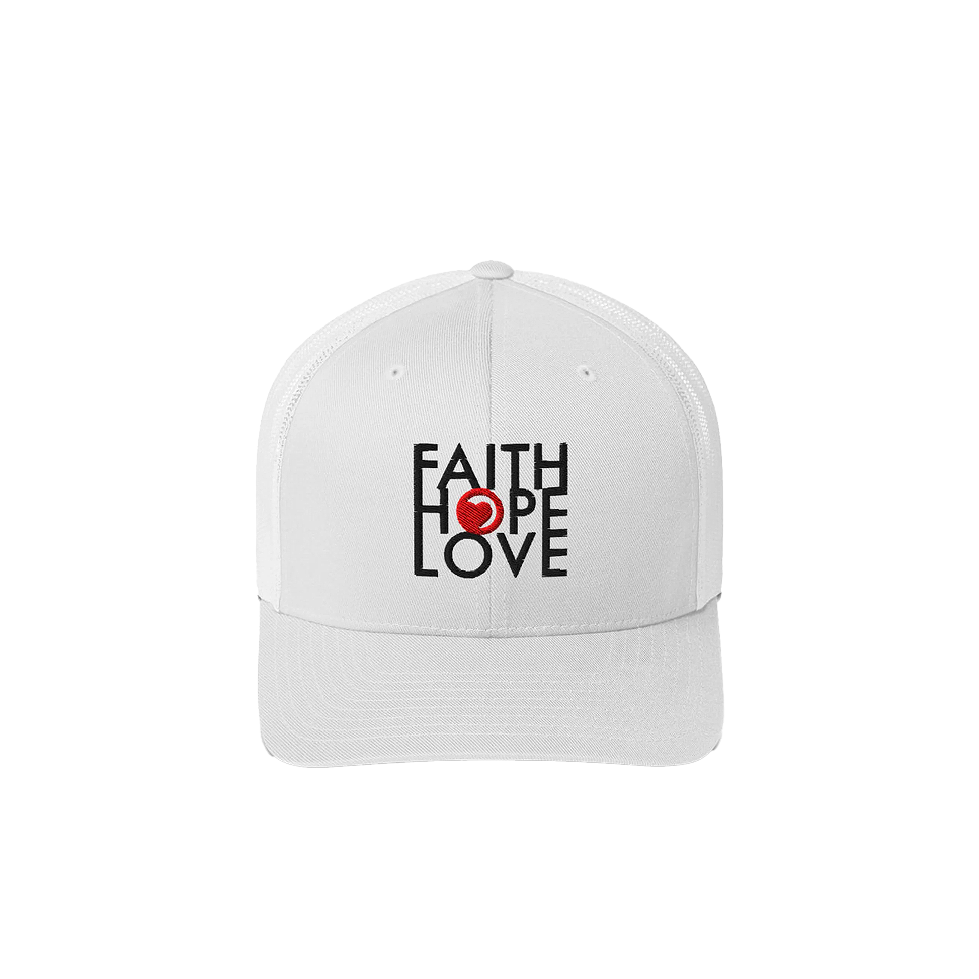 Foam Mesh Trucker Hat - Faith Hope Love | Affirmation Bottles & Products for the mind, body & soul - by Molor