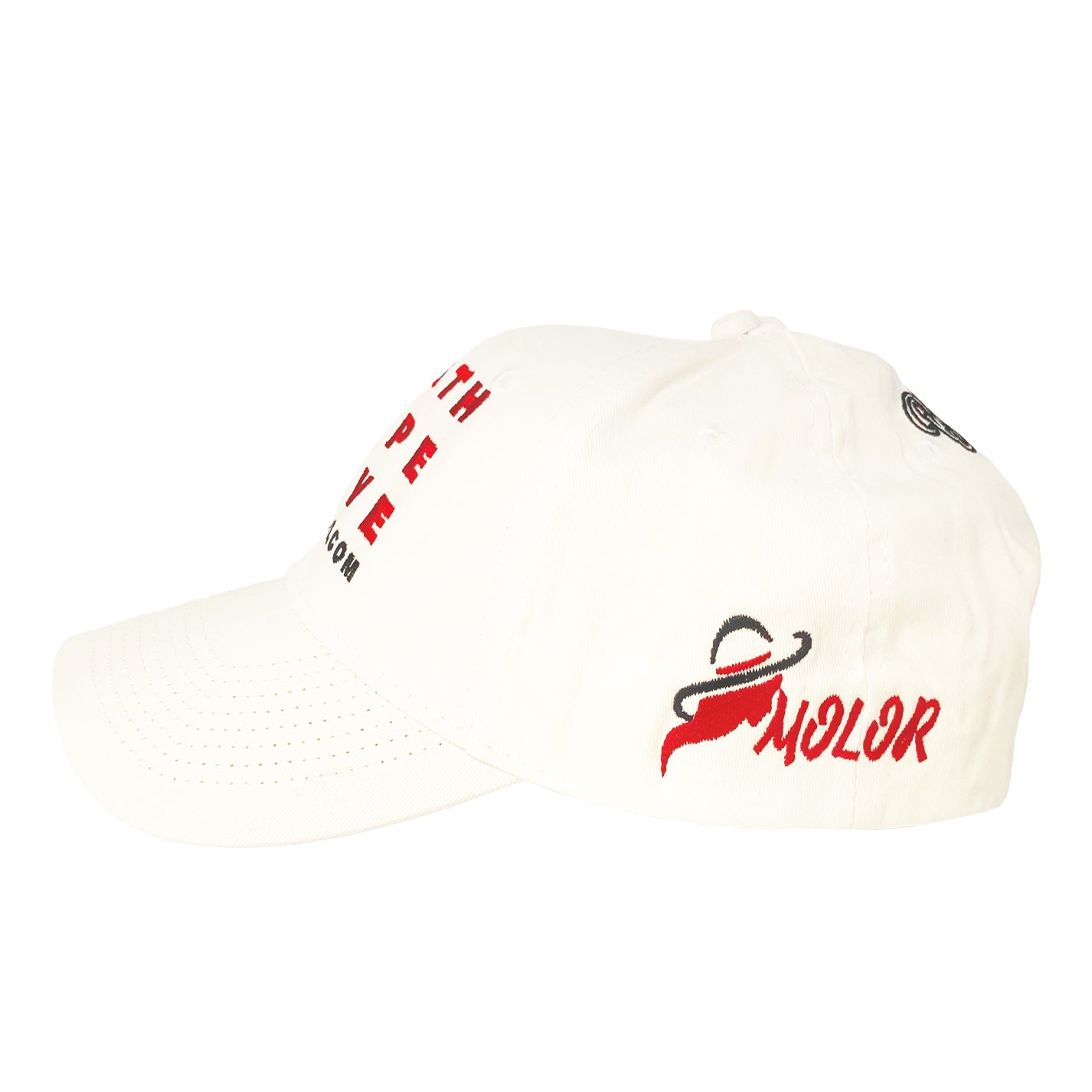 White Baseball Hat with Faith Hope Love and Bottles for the Soul Messaging - Faith Hope Love | Affirmation Bottles & Products for the mind, body & soul - by Molor