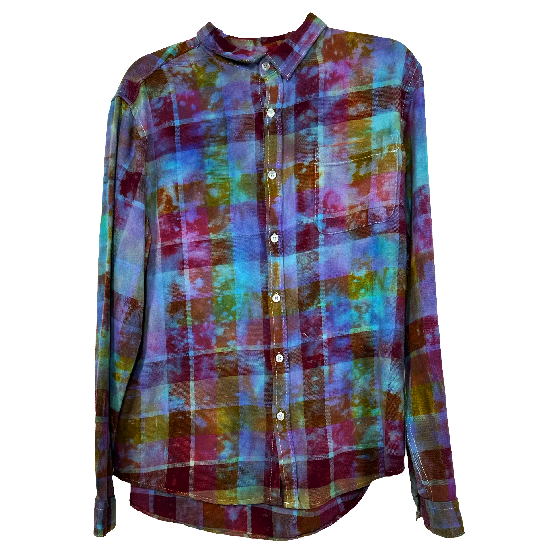 FHL - Acid Wash Flannel & Patch - Faith Hope Love | Affirmation Bottles & Products for the mind, body & soul - by Molor