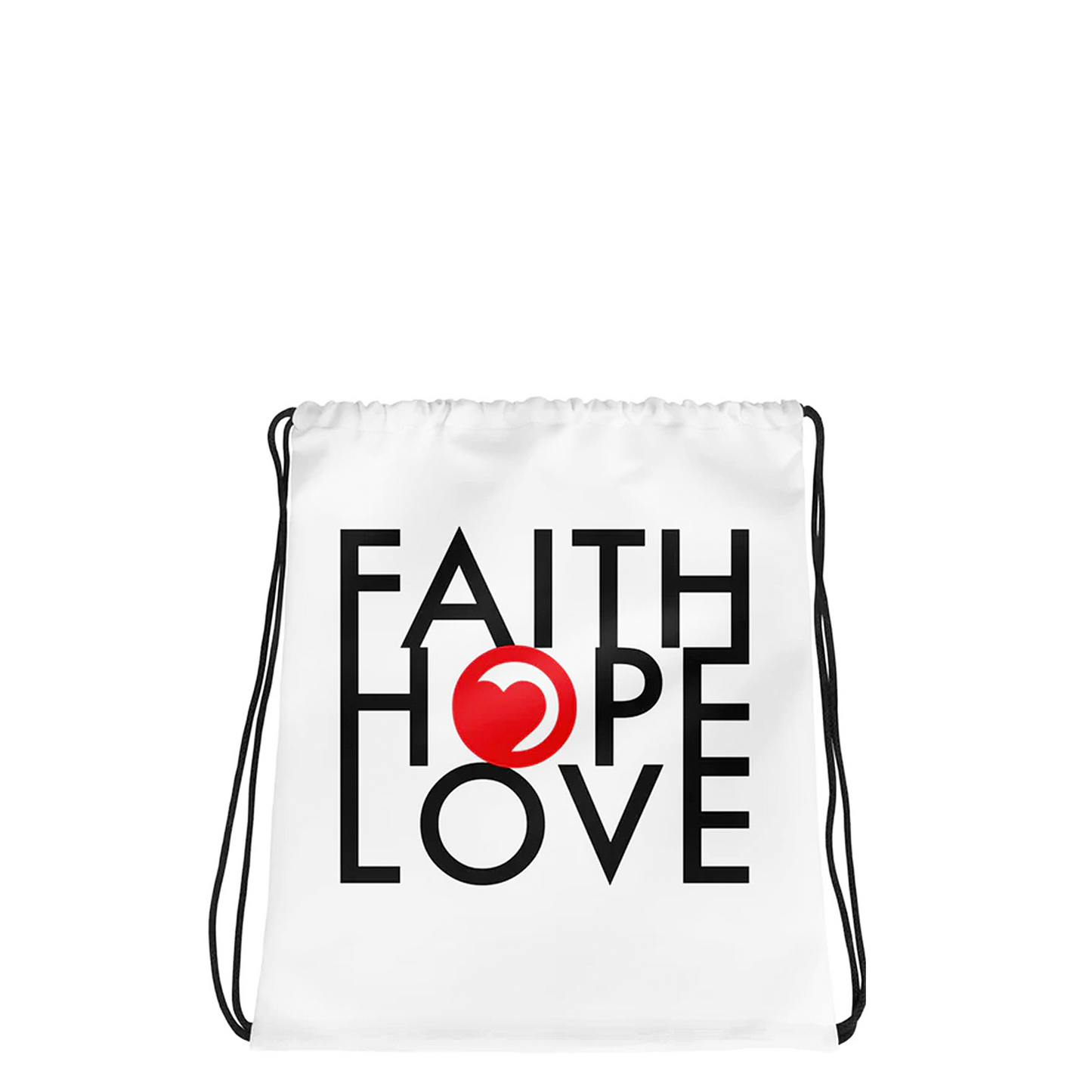 FHL Drawstring Bag - Faith Hope Love | Affirmation Bottles & Products for the mind, body & soul - by Molor
