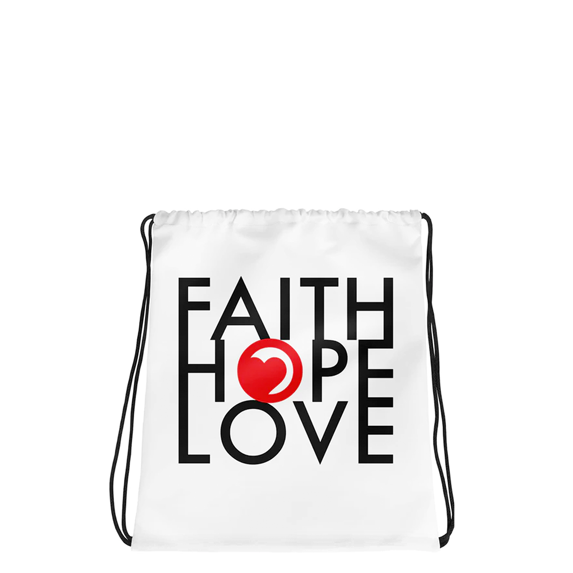 FHL Drawstring Bag - Faith Hope Love | Affirmation Bottles & Products for the mind, body & soul - by Molor