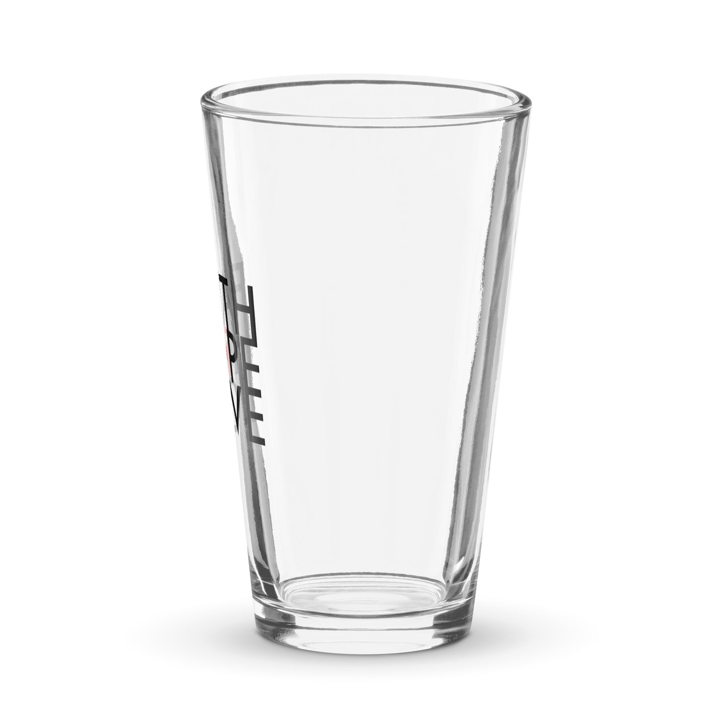 FHL Heart Pint Glass - Faith Hope Love | Affirmation Bottles & Products for the mind, body & soul - by Molor