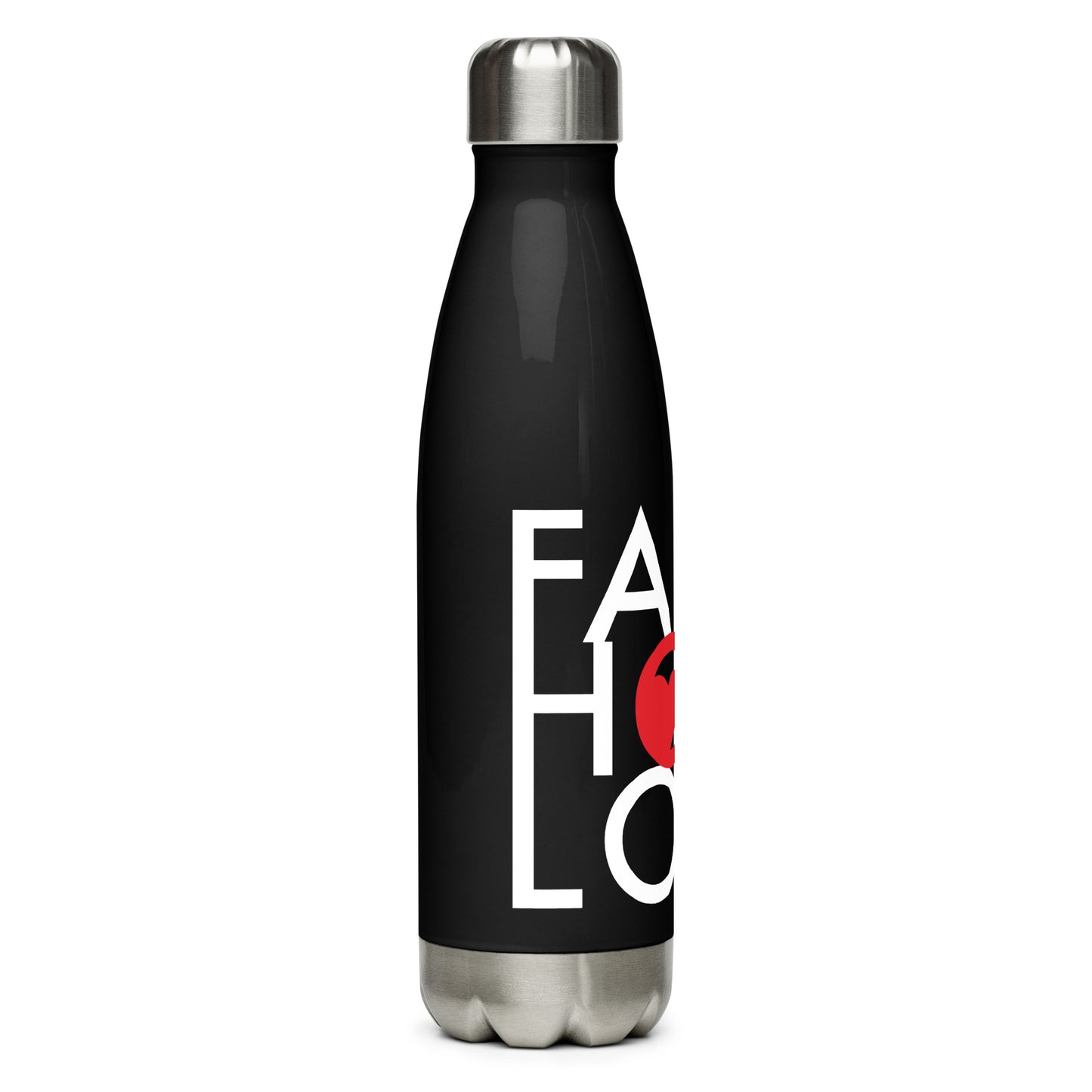 Stainless steel water bottle - Faith Hope Love | Affirmation Bottles & Products for the mind, body & soul - by Molor