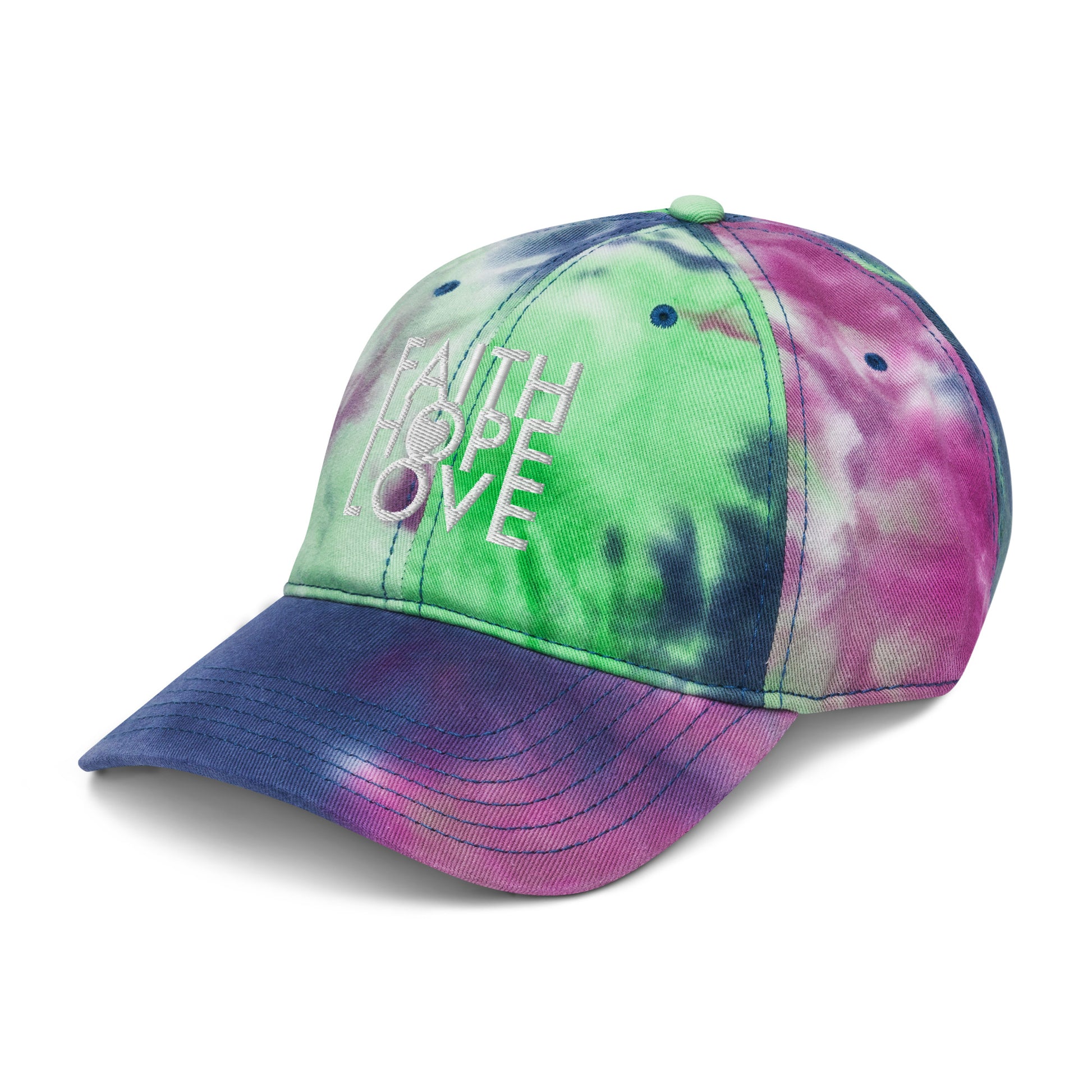 FHL - Tie Dye Cap - Faith Hope Love | Affirmation Bottles & Products for the mind, body & soul - by Molor