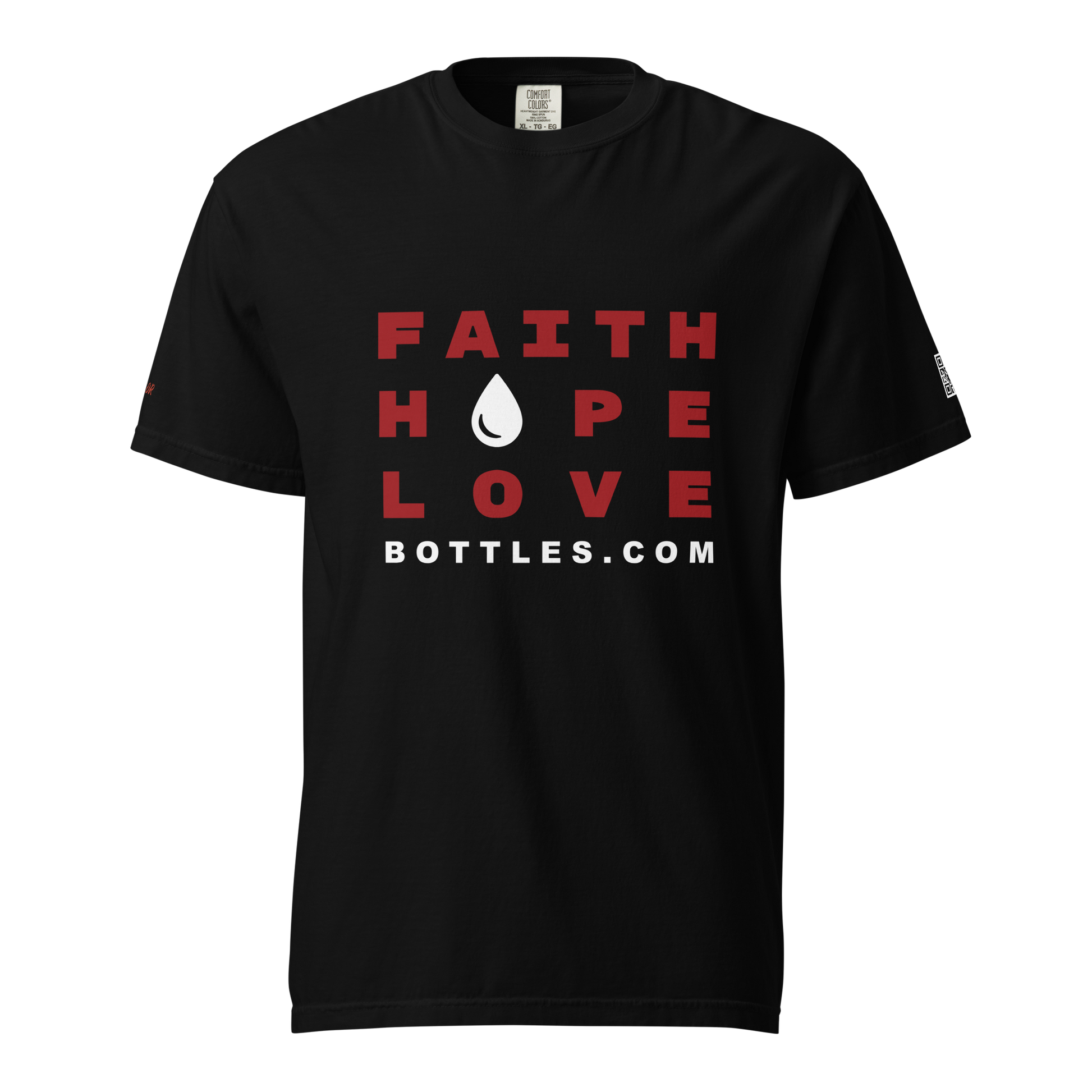 FHL Heavyweight Tee - Faith Hope Love | Affirmation Bottles & Products for the mind, body & soul - by Molor