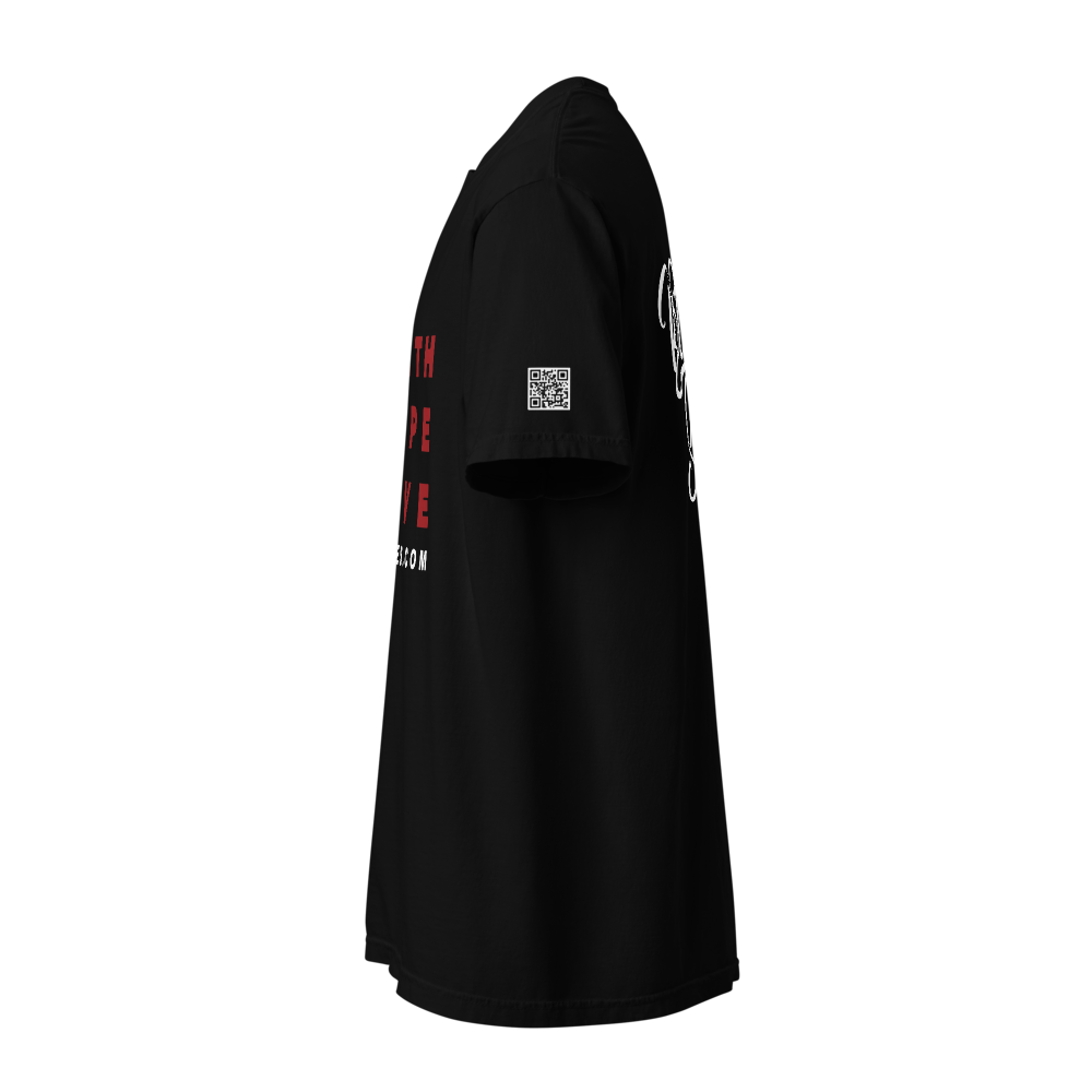 Faith Hope Love Black T-Shirt Molor Classic Cotton Crewneck - Faith Hope Love | Affirmation Bottles & Products for the mind, body & soul - by Molor