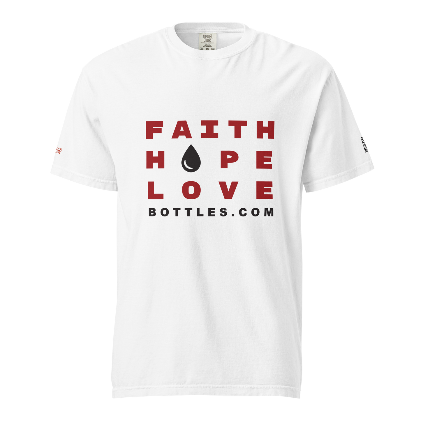 FHL Heavyweight Tee - Faith Hope Love | Affirmation Bottles & Products for the mind, body & soul - by Molor
