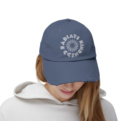 Radiate Kindness Distressed Cap