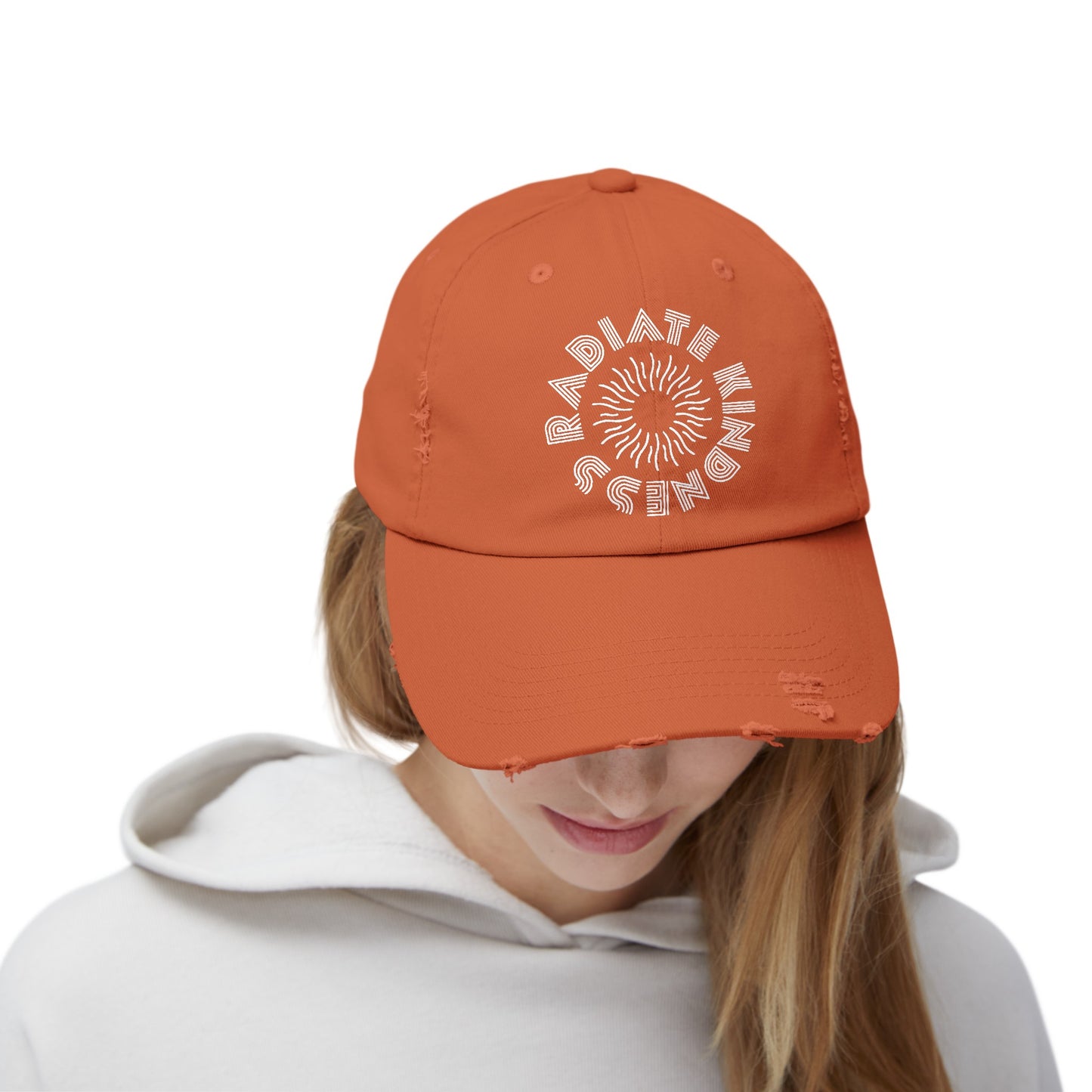 Radiate Kindness Distressed Cap