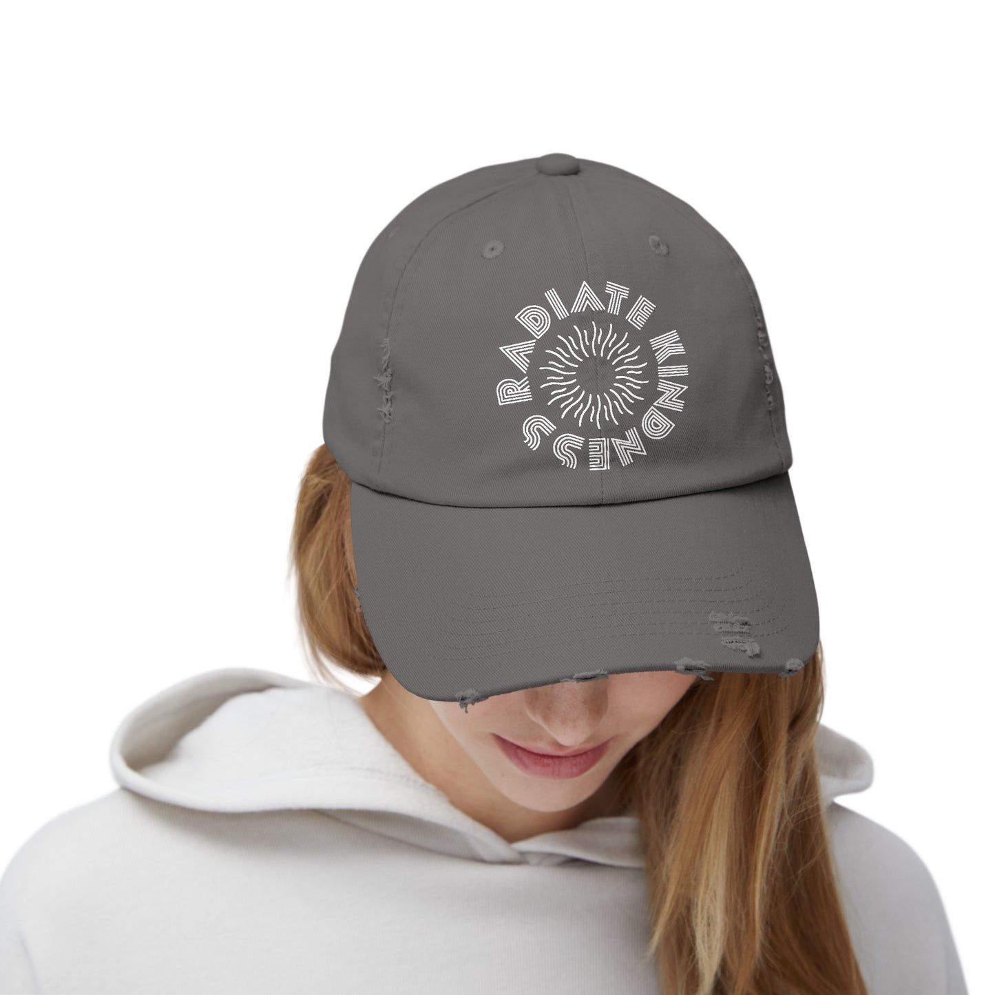 Radiate Kindness Distressed Cap