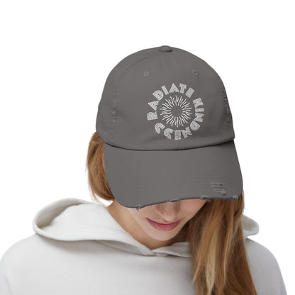 Radiate Kindness Distressed Cap