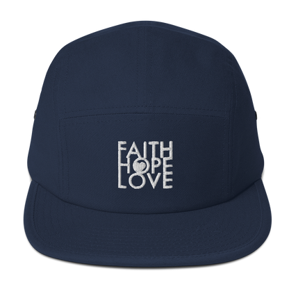 FHL - Five Panel Cap – Faith Hope Love | Affirmation Bottles FHL - Five Panel Cap – Faith Hope Love | Affirmation Bottles