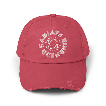 Radiate Kindness Distressed Cap