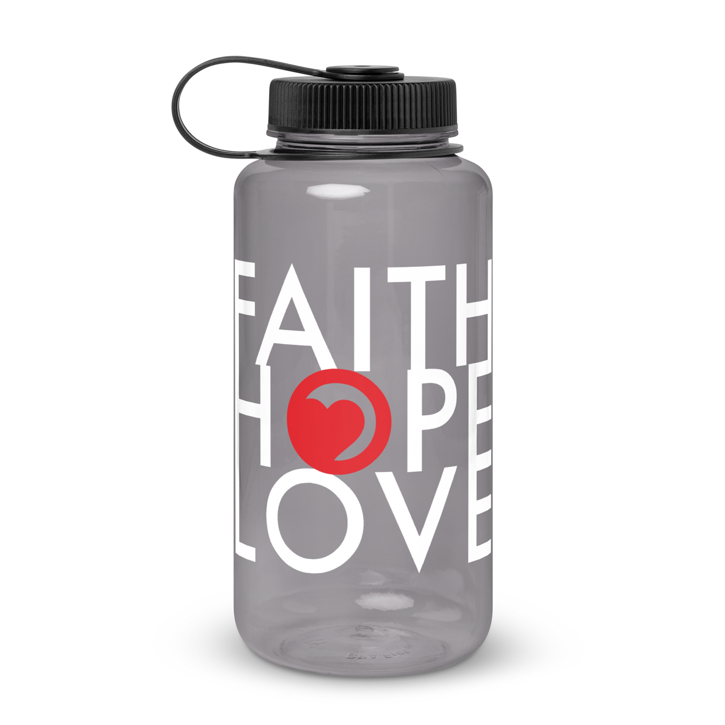 FHL Wide Mouth Plastic Water Bottle