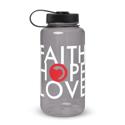 FHL Wide Mouth Plastic Water Bottle