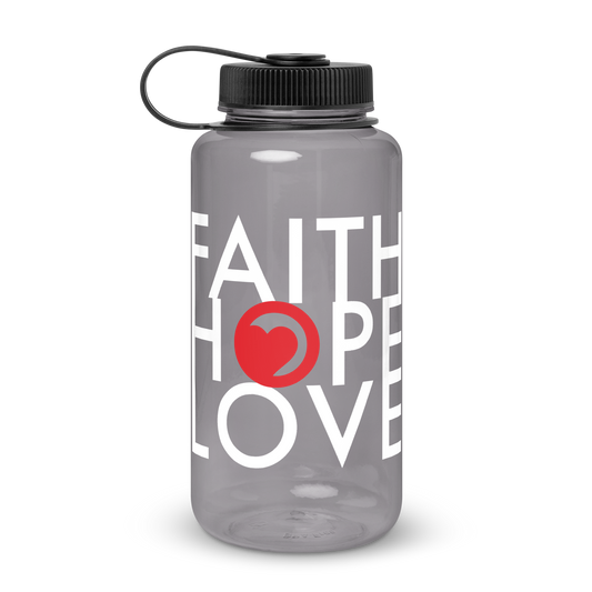 FHL Wide Mouth Plastic Water Bottle