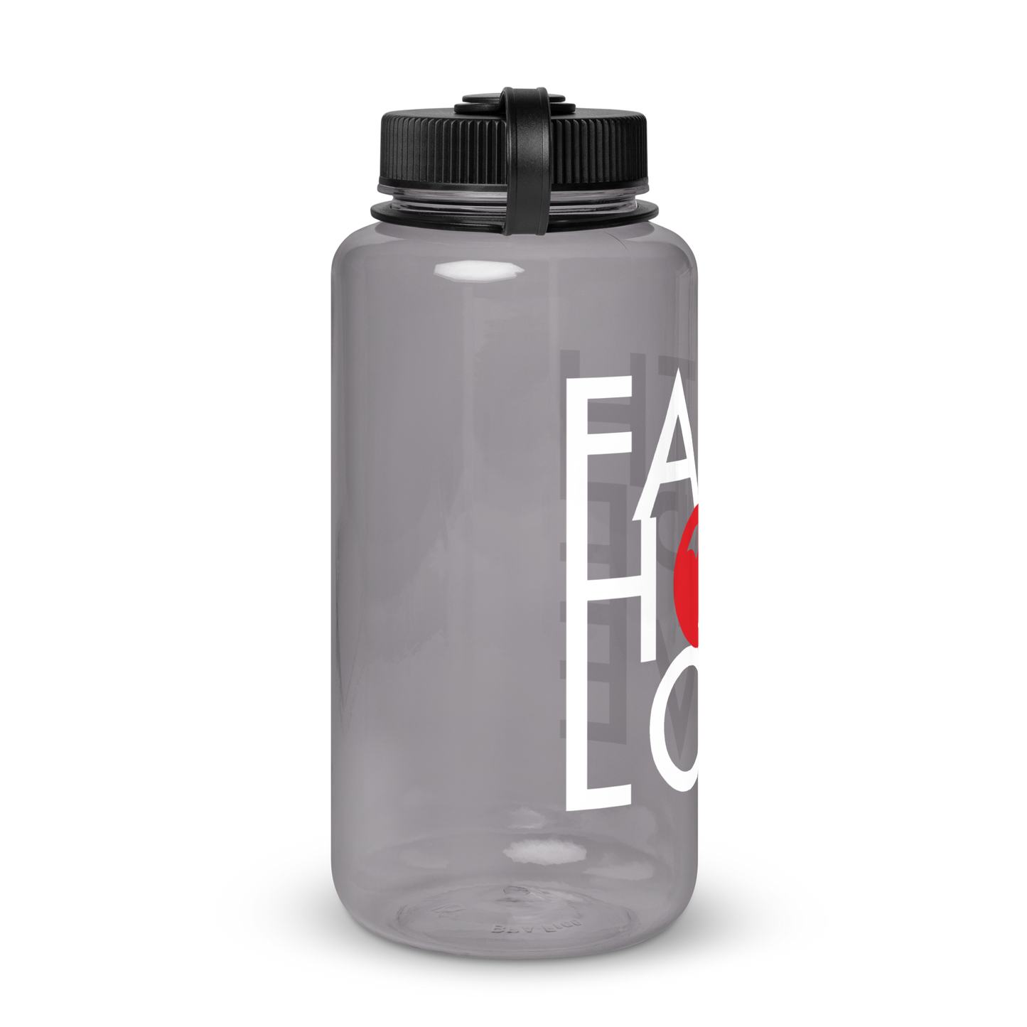 FHL Wide Mouth Plastic Water Bottle