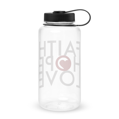 FHL Wide Mouth Plastic Water Bottle