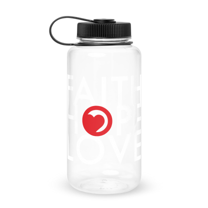 FHL Wide Mouth Plastic Water Bottle